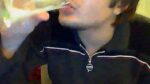 Russian Gay Dude Drinks His Own Cum