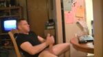 Amateur Dad Beats His Dick Twice At Work