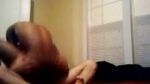 Black bottom takes white cock in interracial session