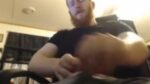 Bearded ginger hunk wank session