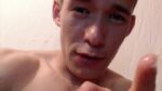 Colombian cam model cums on his ripped chest and abs