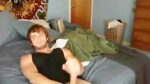 Drunk hunk strokes his large cock